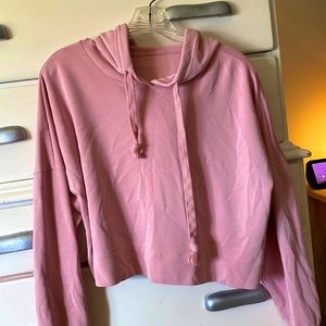 pink altard state cropped sweatshirt